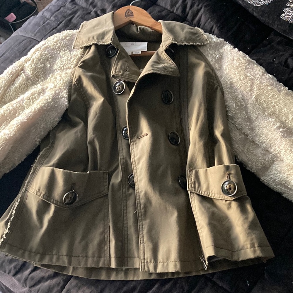 Hei hei anthropology trench jacket size s